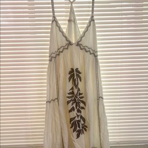 White boho dress